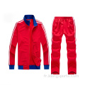 Dernière conception de gros services OEM personnalisés Dropshipping bon marché Sportswear TrackSuit JOGGing Track costumes